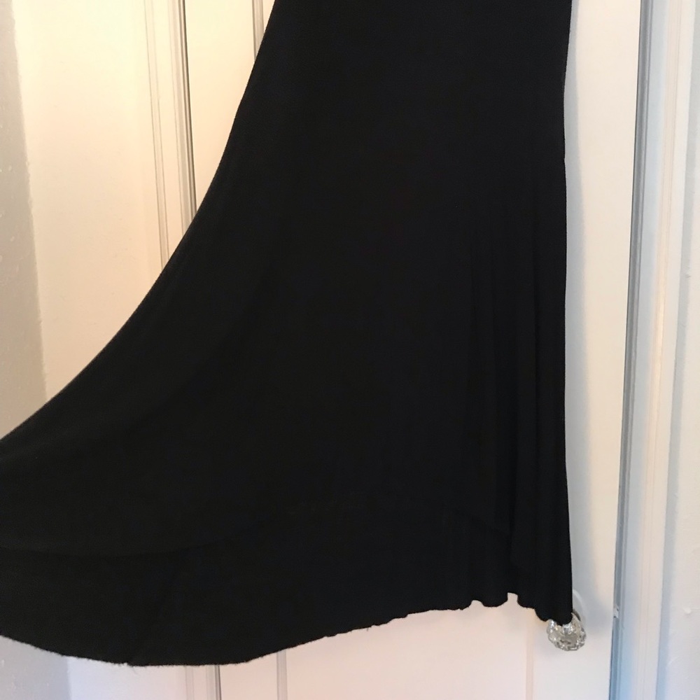 Asymmetrical High Waisted Maxi Skirt